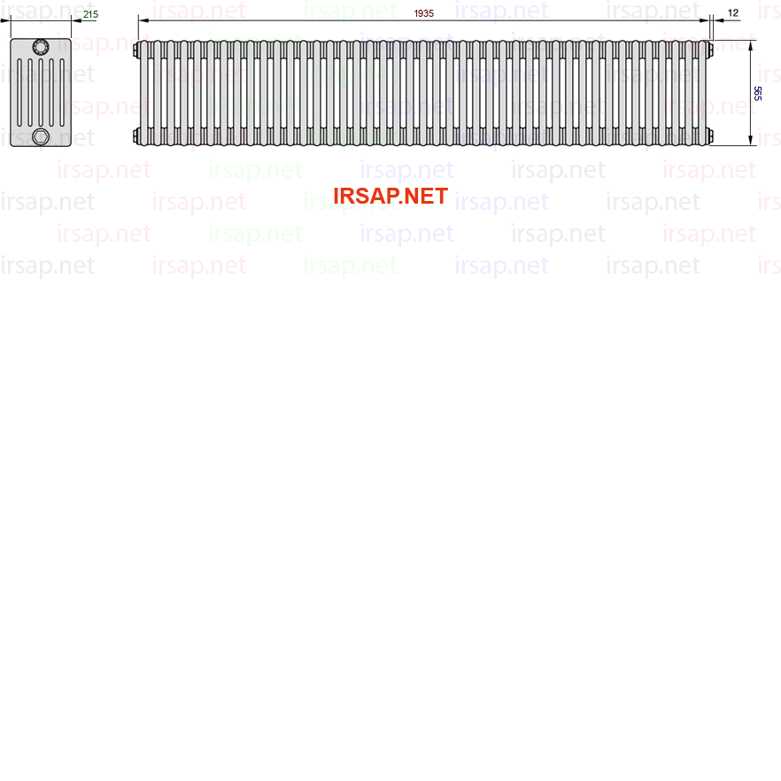 Радиатор IRSAP Tesi 60565/43 T22 CL 01